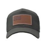 Sports Caps 7 Panel Laser Cut Perforated Ventilated US Embroidered Flag Patch Tactical Baseball Cap Quick Dry Breathable Outdoor Sports Hat