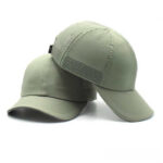 Sports Caps 6 Panel Sage Green Quick Dry Laser Cut Perforated Baseball Cap Breathable Running Golf Hiking Adjustable Outdoor Sports Sun Hat