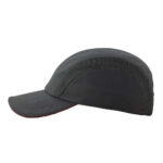 Sports Caps Quick Dry Dark Grey Breathable Side Mesh Hiking Cycling Running Baseball Cap Lightweight Red Brim Trim Adjustable Outdoor Sports Hat
