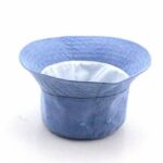Bucket Hats Casual Unisex Light Blue Chambray Travel Beach Outdoor Bucket Cap Breathable Vent Eyelets Fisherman Hat