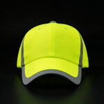 Sports Caps High Visibility Reflective Safety Adjustable Baseball Cap Fluorescent Yellow Reflective Strip Work Curved Brim Outdoor Sports Hat
