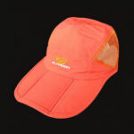 Sports Caps Polyester 5 Panel Foldable Quick Dry Running Camper Hat Nylon Letter Embroidery Sport Cap