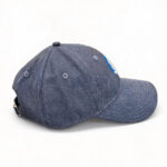 Baseball Caps 6 Panel Polyester Denim 3D Embroidered Patch Adjustable Baseball Cap Fashion Cotton Plain Unisex Sports Hat