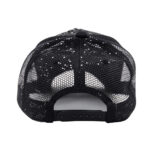 Trucker Caps Women Sparkly Sequin Adjustable Trucker Hat Glitter Casual Party Sequins Front Curved Bill Mesh Baseball Cap