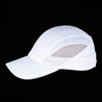 Sports Caps Lightweight White Breathable Side Mesh Running Baseball Cap Quick Dry Adjustable Outdoor Structured Sports Hat