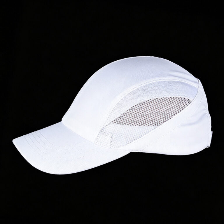 Sports Caps Lightweight White Breathable Side Mesh Running Baseball Cap Quick Dry Adjustable Outdoor Structured Sports Hat