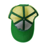 Trucker Caps Green Summer Unisex Blank Outdoor Mesh Trucker Hat Solid Color Breathable Adjustable Curved Brim Baseball Cap
