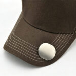 Trucker Caps Brown Built-in Bottle Opener Outdoor Trucker Hat Camping Fishing Party Brim Adjustable Mesh Baseball Cap for Men