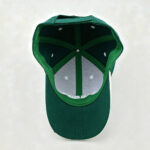 Baseball Caps Unisex Casual BANGFEI 3D Embroidered Logo Green Adjustable Baseball Cap White Wave Contrast Brim Sports Hat