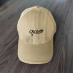 Sports Caps Laser Cut Hole Ventilated Feilong Embroidered Logo Adjustable Baseball Cap Quick Dry Breathable Golf Running Outdoor Sports Hat