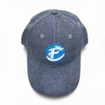 Baseball Caps 6 Panel Polyester Denim 3D Embroidered Patch Adjustable Baseball Cap Fashion Cotton Plain Unisex Sports Hat