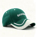 Baseball Caps Unisex Casual BANGFEI 3D Embroidered Logo Green Adjustable Baseball Cap White Wave Contrast Brim Sports Hat