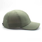 Sports Caps 6 Panel Sage Green Quick Dry Laser Cut Perforated Baseball Cap Breathable Running Golf Hiking Adjustable Outdoor Sports Sun Hat