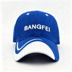 Baseball Caps Unisex Casual BANGFEI 3D Embroidered Logo Green Adjustable Baseball Cap White Wave Contrast Brim Sports Hat