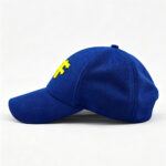 Baseball Caps Yellow 3D BF Embroidered Breathable Mesh Baseball Cap Unisex Adjustable Running Sports Hat