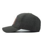Sports Caps 7 Panel Laser Cut Perforated Ventilated US Embroidered Flag Patch Tactical Baseball Cap Quick Dry Breathable Outdoor Sports Hat