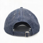 Baseball Caps 6 Panel Polyester Denim 3D Embroidered Patch Adjustable Baseball Cap Fashion Cotton Plain Unisex Sports Hat