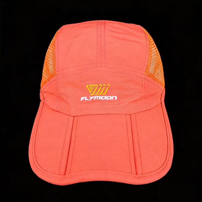 Sports Caps Polyester 5 Panel Foldable Quick Dry Running Camper Hat Nylon Letter Embroidery Sport Cap
