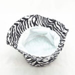Bucket Hats Fashion Black White Zebra Animal Print Bucket Cap Unisex Trendy Streetwear Fisherman Hat