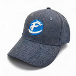 Baseball Caps 6 Panel Polyester Denim 3D Embroidered Patch Adjustable Baseball Cap Fashion Cotton Plain Unisex Sports Hat