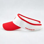 Visor Caps Red BF Embroidered Sun Protection Sports Sun Visor Hat Unisex Casual White Adjustable Golf Tennis Cap