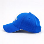 Sports Caps White Piping 3D Embroidery Adjustable Sandwich Brim Mesh Baseball Cap Breathable Perforated Outdoor Golf Running Sport Hat