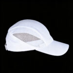 Sports Caps Lightweight White Breathable Side Mesh Running Baseball Cap Quick Dry Adjustable Outdoor Structured Sports Hat