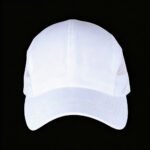 Sports Caps Lightweight White Breathable Side Mesh Running Baseball Cap Quick Dry Adjustable Outdoor Structured Sports Hat