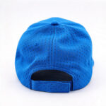 Sports Caps White Piping 3D Embroidery Adjustable Sandwich Brim Mesh Baseball Cap Breathable Perforated Outdoor Golf Running Sport Hat