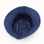 Bucket Hats Navy Blue Adjustable Drawstring Wide Brim Fisherman Hat Breathable Metal Eyelet Vent Sun Protection Sport Hiking Travel Bucket Cap
