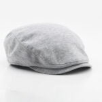Newsboy Caps Soft Unisex Vintage Grey Elastic Back Knit Flat Cap Casual Daily Driving Outdoor Breathable Ivy Newsboy Hat for Men Women