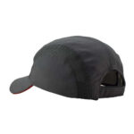 Sports Caps Quick Dry Dark Grey Breathable Side Mesh Hiking Cycling Running Baseball Cap Lightweight Red Brim Trim Adjustable Outdoor Sports Hat