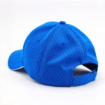 Sports Caps White Piping 3D Embroidery Adjustable Sandwich Brim Mesh Baseball Cap Breathable Perforated Outdoor Golf Running Sport Hat
