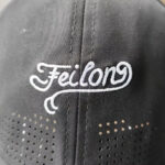 Sports Caps Laser Cut Hole Ventilated Feilong Embroidered Logo Adjustable Baseball Cap Quick Dry Breathable Golf Running Outdoor Sports Hat