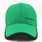 Baseball Caps Green Breathable Mesh Velcro Strap Baseball Cap BANGFEI Embroidered Adjustable Sun Running Golf Sports Hat