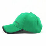 Baseball Caps Green Breathable Mesh Velcro Strap Baseball Cap BANGFEI Embroidered Adjustable Sun Running Golf Sports Hat