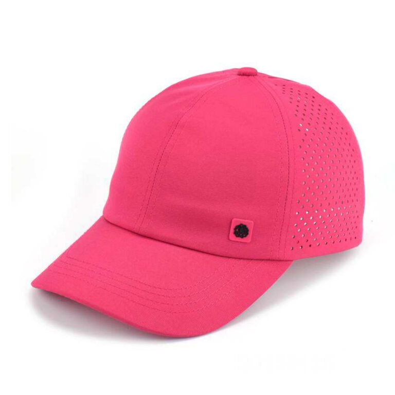Sports Caps Women Lightweight Quick Dry Breathable Laser Cut Hole Perforated Adjustable Baseball Cap Ladies Ponytail Running Golf Travel Outdoor Sports Hat