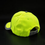 Sports Caps High Visibility Reflective Safety Adjustable Baseball Cap Fluorescent Yellow Reflective Strip Work Curved Brim Outdoor Sports Hat